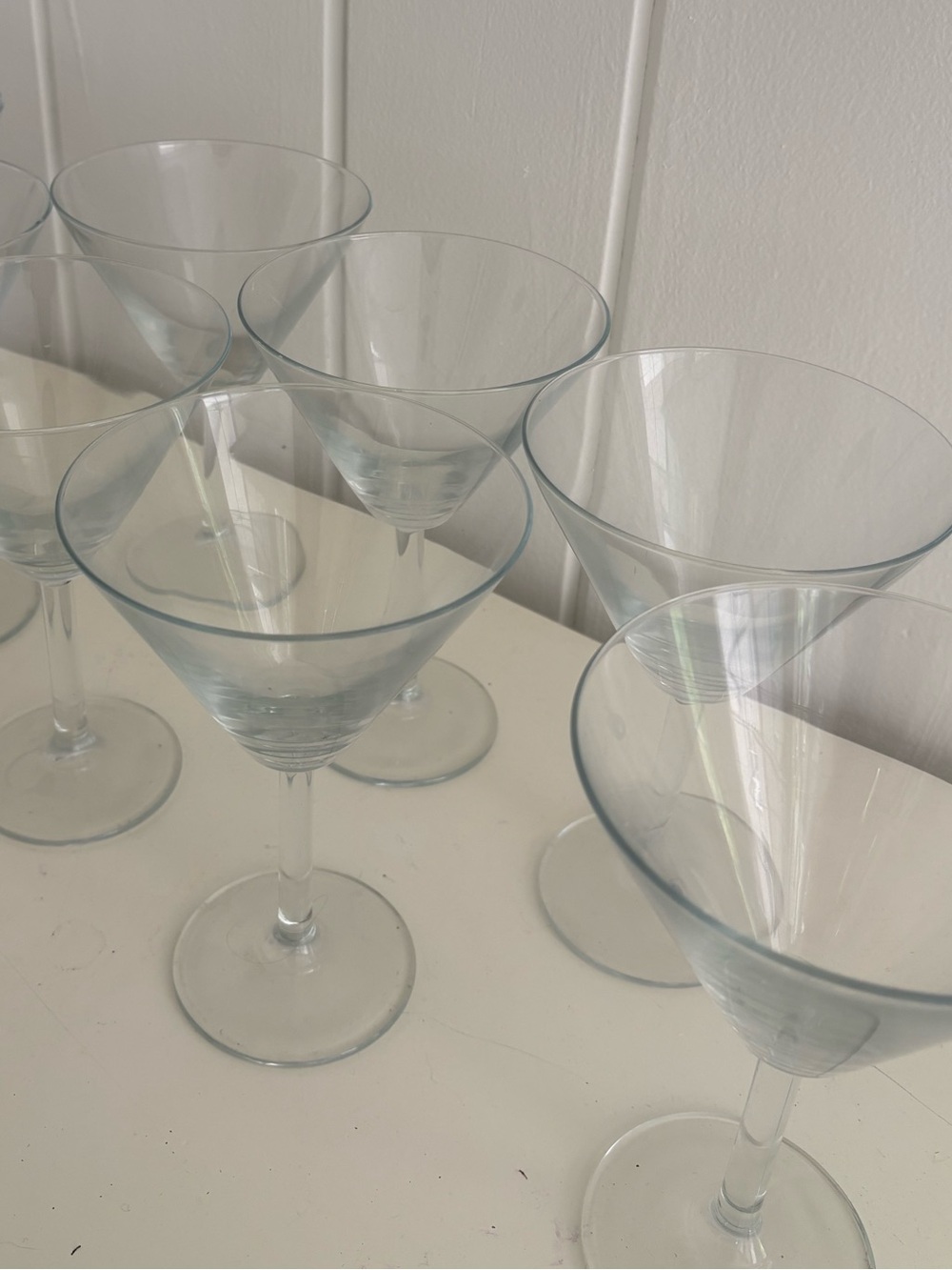 Set of martini glasses- 8